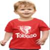4T Red Toddler I'm A Tiny Tornado Funny Toddler T-Shirt view 1
