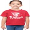 4T Red Toddler I'm A Tiny Tornado Funny Toddler T-Shirt view 2