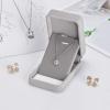 KUKUVR 2 Pieces Classic Velvet Necklace Pendant Box for Jewelry Gift, Small Jewellry Storage Display Case for Wedding Engagement Birthday Anniversary view 3