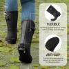 HISEA Women's Mid Calf Rubber Rain Boots Waterproof Wellington Garden Boots view 2
