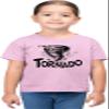 2T Light Pink Toddler I'm A Tiny Tornado Funny Toddler T-Shirt view 2