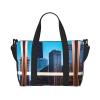 Chicago Reflect Print Versatile Gym Sports Bag,Companion For Your Journeys And Fitness Routines view 1