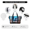 Chicago Reflect Print Versatile Gym Sports Bag,Companion For Your Journeys And Fitness Routines view 3