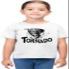 3T White Toddler I'm A Tiny Tornado Funny Toddler T-Shirt view 2