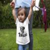 3T White Toddler I'm A Tiny Tornado Funny Toddler T-Shirt view 3