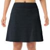 Women Skorts Skirts with Zipper Pockets,Athletic Golf Tennis Swim Skirts 20" Knee Length Skorts for Women(Grayish Lead L) view 2