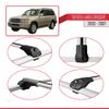 acpar Compatible with Toyota Land Cruiser (J100) 2003-2007 ACE-1 Car Roof Rack Cross Bar Grey Aluminium 2 Bars view 4