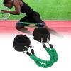 Gavigain 2Pcs Ankle Resistance Bands, Glute Kickback Ankle Strap Comfortable Adjustable Padded Ankle Wrist Cuffs Neoprene Padded Straps for Workout Running (Green 25 pounds) view 3