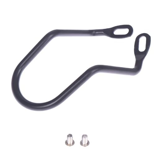 CHDONGSE Mountain Bicycle Chain Gear Guard Protector Bike Rear Derailleur Hanger Frame Double Wings Hole Arched Bracket Rack Cycling Part, 125 mm long(Approx.)