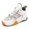 Boys Girls Basketball Shoes Non-Slip Sport Sneakers Boys School Training Shoes Boys Athletic (White, 13 Little Child) view 1
