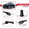 acpar Compatible with Volkswagen Touareg 2 (7P) Pre-Facelift 2010-2015 ACE-1 Car Roof Rack Cross Bar Black Aluminium 2 Bars view 4