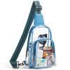 LATMAP Clear Bag for Stadium Events, Clear Purse for Women Stadium Crossbody Bag, Transparent Backpack for Concerts Sports-Blue view 1