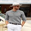 COOFANDY Mens Knit Polo Shirts Casual Long Sleeve Classic Polo Shirts Button Down Golf Shirts view 2