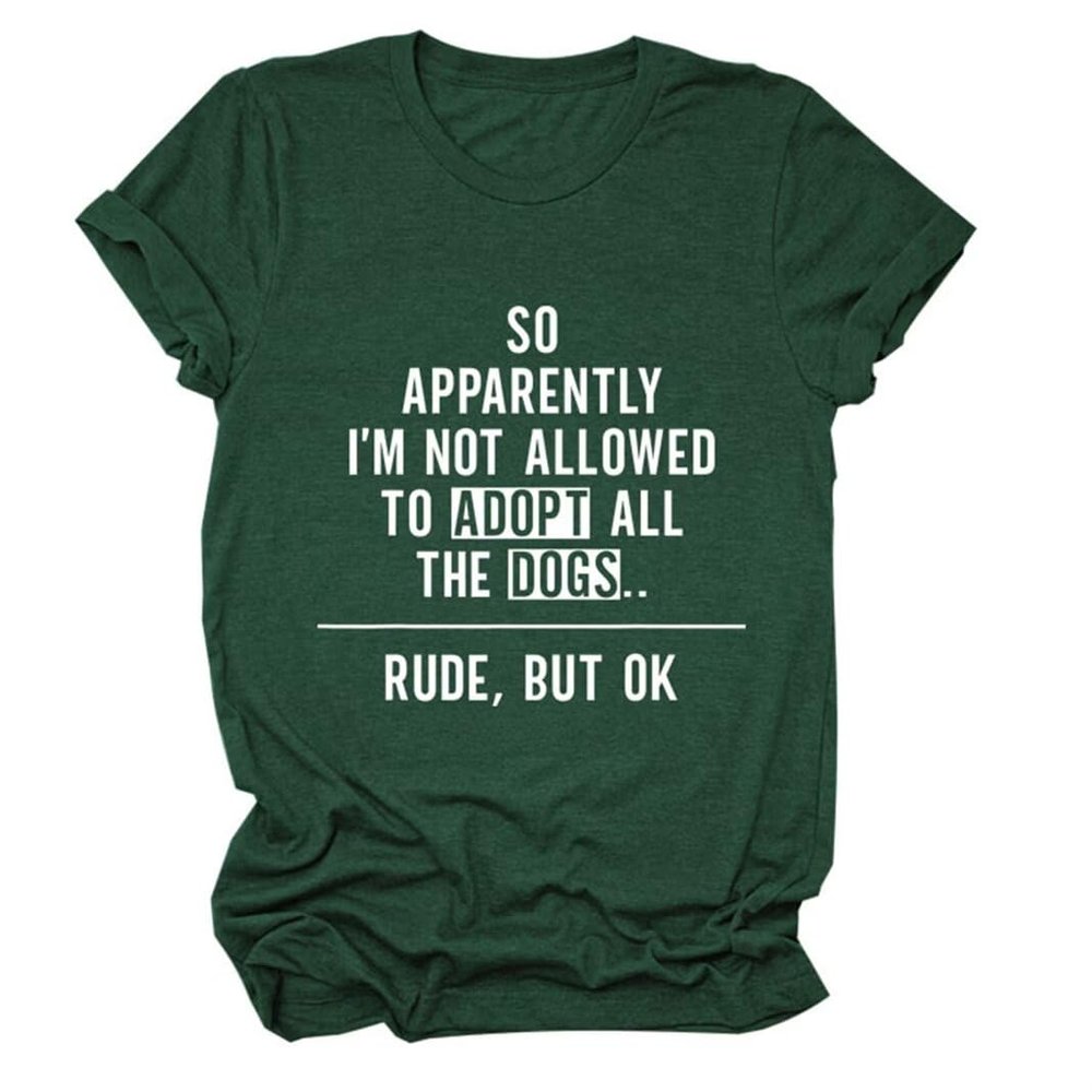 Dog Lover Mom Tshirt, Mama T-Shirt Women's Printed T-Shirt Short Sleeve Causal Crewneck Top Trendy