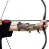 oubert Archery Arm Guard Hunting Practice Leather Archery Arm Protector for Men Women Adjustable Archery Wrist Guard for Adults Hunting Shooting view 3