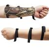 oubert Archery Arm Guard Hunting Practice Leather Archery Arm Protector for Men Women Adjustable Archery Wrist Guard for Adults Hunting Shooting view 4