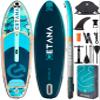 CETANA 11'635" Extra Wide Stand Up Paddle Board with Seat for Adults & Youth, 400lb Capacity Inflatable Paddle Board, Sup with Removable US Fin, 100L Backpack, Floating Paddle, Safety Leash view 1