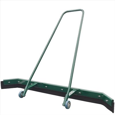 DONGXIAO Basketball Court Water Pusher Tennis Court Squeegee Aluminium Alloy Squeegee Outdoor Floor Push Water Floor Squeegee with 2 EVA Foam Blades for Parking Lots/Basketball Courts