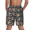 Custom Mens Swim Trunks Personalized Board Shorts with Face Quick Dry Swimsuit Bathing Suit Compression Liner Hawaiian Beach Shorts with Pockets Style 30 view 3