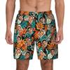 Custom Mens Swim Trunks Personalized Board Shorts with Face USA Flag Quick Dry Swimsuit Bathing Suit Compression Liner Hawaiian Beach Shorts with Pockets Style 01 view 1