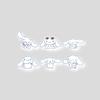 High Reflective Stickers Anime Sticker for Helmet Cute Safety Sticker Reflective Diamond Grade High Visibility Tapes for Night Riding Bike Motorcycle Helmet Waterproof Anime Decals (Cinna) view 1