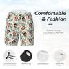 Custom Mens Swim Trunks Personalized Board Shorts with Face Quick Dry Swimsuit Bathing Suit Compression Liner Hawaiian Beach Shorts with Pockets Style 20 view 4