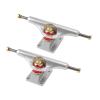 Bnineteenteam Skateboard Shock Absorbing Bridge, 2 Pcs 5.5 Inch Aluminium Alloy Hollow Skateboard Trucks Lightweight and Efficient Bridges view 1