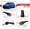 acpar Compatible with Volkswagen Taos 2021-2024 ACE-1 Car Roof Rack Cross Bar Black Aluminium 2 Bars view 4