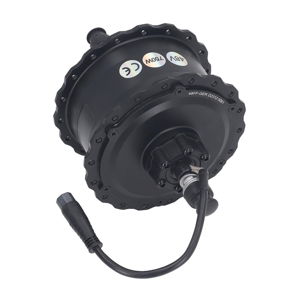 SUNGOOYUE 48V 750W Electric Bike Brushless Hub Motor IP65 Rear Drive Aluminum Alloy for Modification Accessory Mountain Climbing