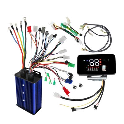 ZXTDR 36V-84V 45-60A 3000W Brushless Motor Controller and Multifunction Display Meter for Electric Bike ATV Go Kart