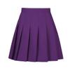 Teen Girls Pleated Skirt Purple School Uniform Mini Skorts with Shorts Kids High Waisted Tennis Outfits Size 12 view 1