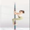 Dance Pole Exercise Club Stripper Pole for Home Heavy Duty Plus Size, Portable Removable 45mm Dance Pole Kit, Spinning & Static Dancing Pole for Apartment Bedroom Club Bar Gym(Size:2.3m-3.77m/7.3ft-12 view 3