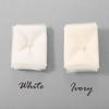Latious Lace Wedding Veils Ivory Fingertip 1 Tier Bridal Tulle with Comb for Brides and Women (Ivory) view 2