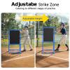 Olpchee Baseball Strike Zone Target for Plastic Balls Compatible with Wiffle Ball and Blitzball Pitching Training Strike Zone Target Set Up and Assemble Easily (Large Blue) view 3