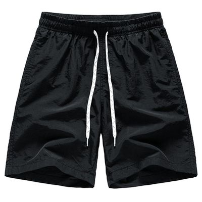 Maiyifu-GJ Mens Lightweight Workout Training Shorts Quick-Drying Athletic Running Shorts Casual Gym Short Pants with Pockets (Black,Medium)