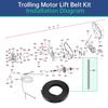 2770820 Lift Belt Kit Fits for Minn Kota Ulterra Trollling Motor, Compatible with All Minn Kota Ulterra Trolling Motor view 3