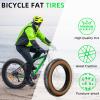 20x4.0/26x4.0 Inch Folding Bead Fat Tire with Inner Tube Set 2 Pcs Puncture Proof Electric Bicycle Tyre Compatible with Urban Street Mountain Beach Cruiser Bike view 2