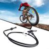 Bike Pump Hose, Flexible Bike Tire Pump Inflator Hose 125cm Length Heat Resistant Bike Air Pump Inflator Hose Portable Air Tire Inflator Pump Hose view 4