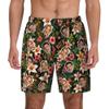 Custom Mens Swim Trunks Personalized Board Shorts with Face Quick Dry Swimsuit Bathing Suit Compression Liner Hawaiian Beach Shorts with Pockets Style 12 view 1