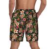 Custom Mens Swim Trunks Personalized Board Shorts with Face Quick Dry Swimsuit Bathing Suit Compression Liner Hawaiian Beach Shorts with Pockets Style 12 view 3