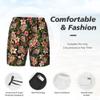 Custom Mens Swim Trunks Personalized Board Shorts with Face Quick Dry Swimsuit Bathing Suit Compression Liner Hawaiian Beach Shorts with Pockets Style 12 view 4