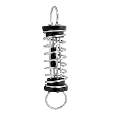 1Pack Boat Anchor Docking Mooring Spring,304 Stainless Steel Black Nylon Damper Snubber Springs for Kayak Yacht (Wire Dia.: 6mm/0.24in)