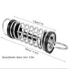 1Pack Boat Anchor Docking Mooring Spring,304 Stainless Steel Black Nylon Damper Snubber Springs for Kayak Yacht (Wire Dia.: 6mm/0.24in) view 4