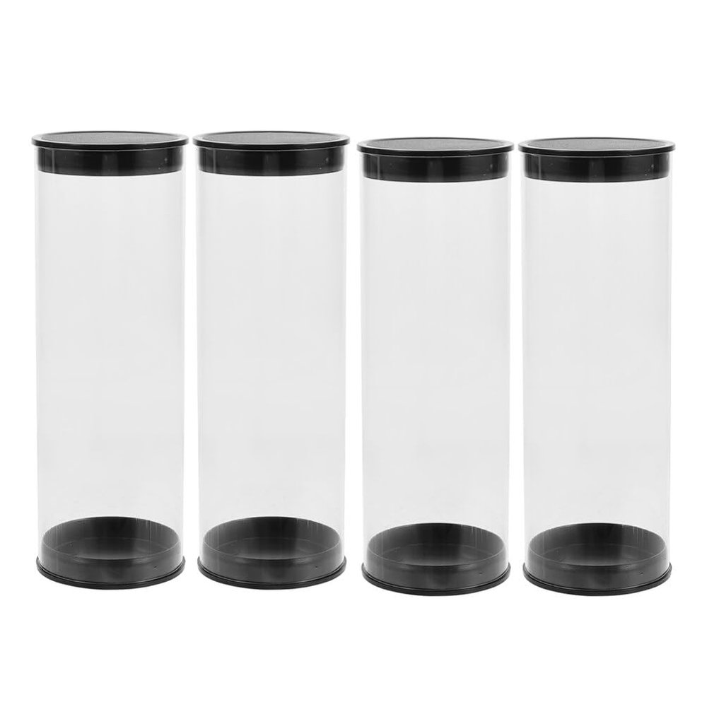 VANZACK 4Pcs Golf Picker Tube Plastic with Release Retrievers Collector Grabber Sucker Tool Golf for Men Women