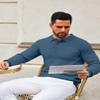 COOFANDY Mens Knit Polo Shirts Casual Long Sleeve Classic Polo Shirts Button Down Golf Shirts view 4