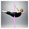 Dance Pole Exercise Club Pink Stripper Pole 9ft 10ft 11ft 12ft, Spinning Static Dancing Pole for Heavy Duty Plus Size Women, Portable Dance Pole Kit for High Ceiling Home Club Bedroom Apartment, Loads view 1