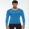 SPVISE Blue Men's Compression Shirt Long Sleeve Athletic Base Layer Undershirts Sports T Shirts Workout Tops for Men Running view 2