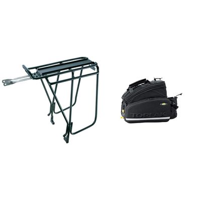 Super Tourist DX 2.0 Disc Rack & Topeak 63009648 MTX Trunk Bag DX Bundle