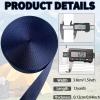 ZHFMLY Navy Blue Nylon Webbing Straps 1 1/2 inch 10yards Flat Wide Belting Webbing Straps 3.8cm Handle Canvas Straps for Bags-Lawn Chair-Pet Collars-DIY Crafts #313 view 2