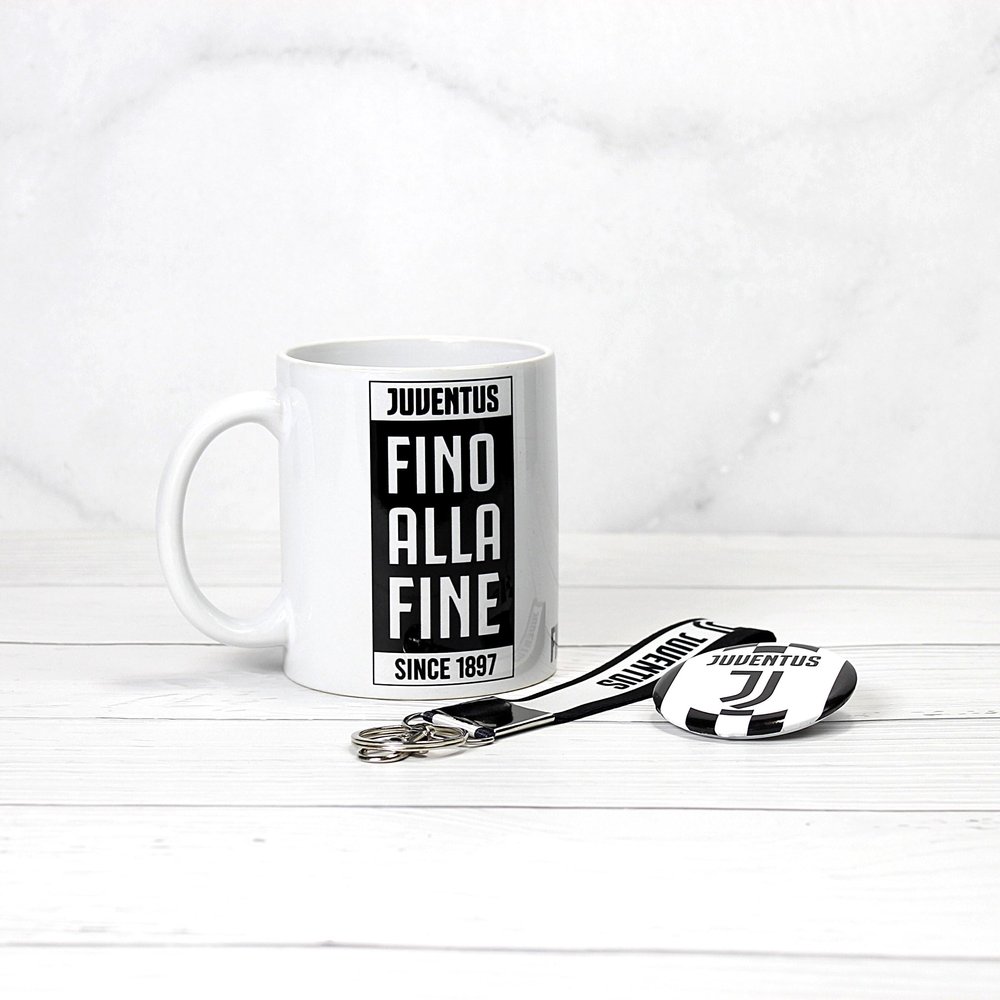 SMIZE Ceramic Printed Mug, 11 Ounce, White, Smize01Juventus